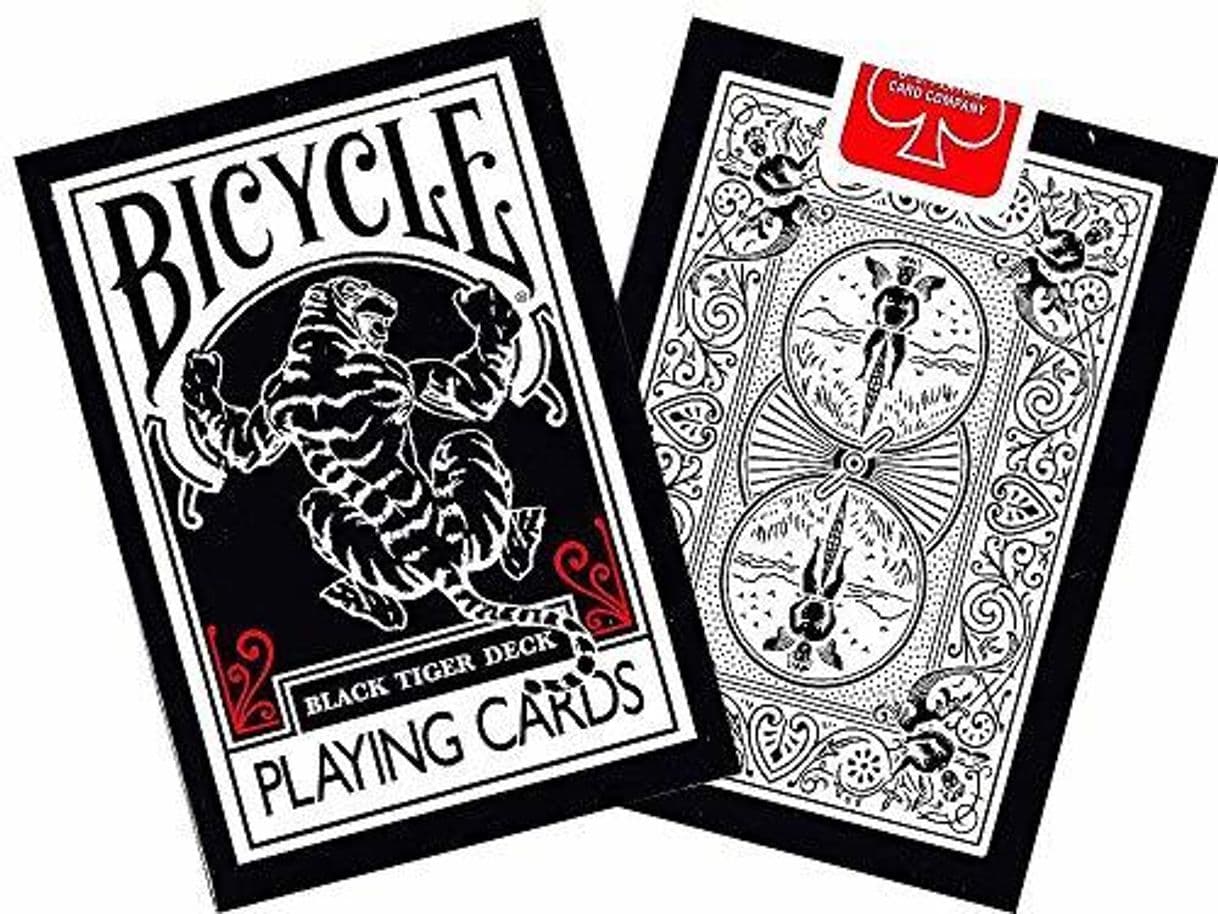 Place ToyCentre Cartas Bicycle Black Tiger Rojo y Blanco