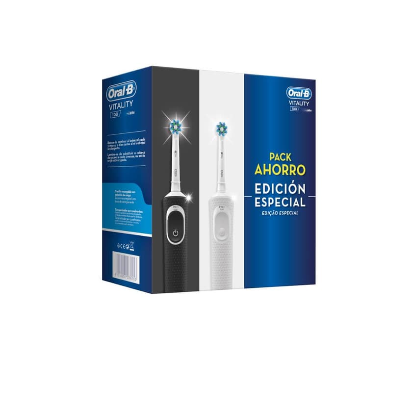 Product Oral-B VITALITY CROSS ACTION LOTE 2 ESCOVAS ELECTRICAS

