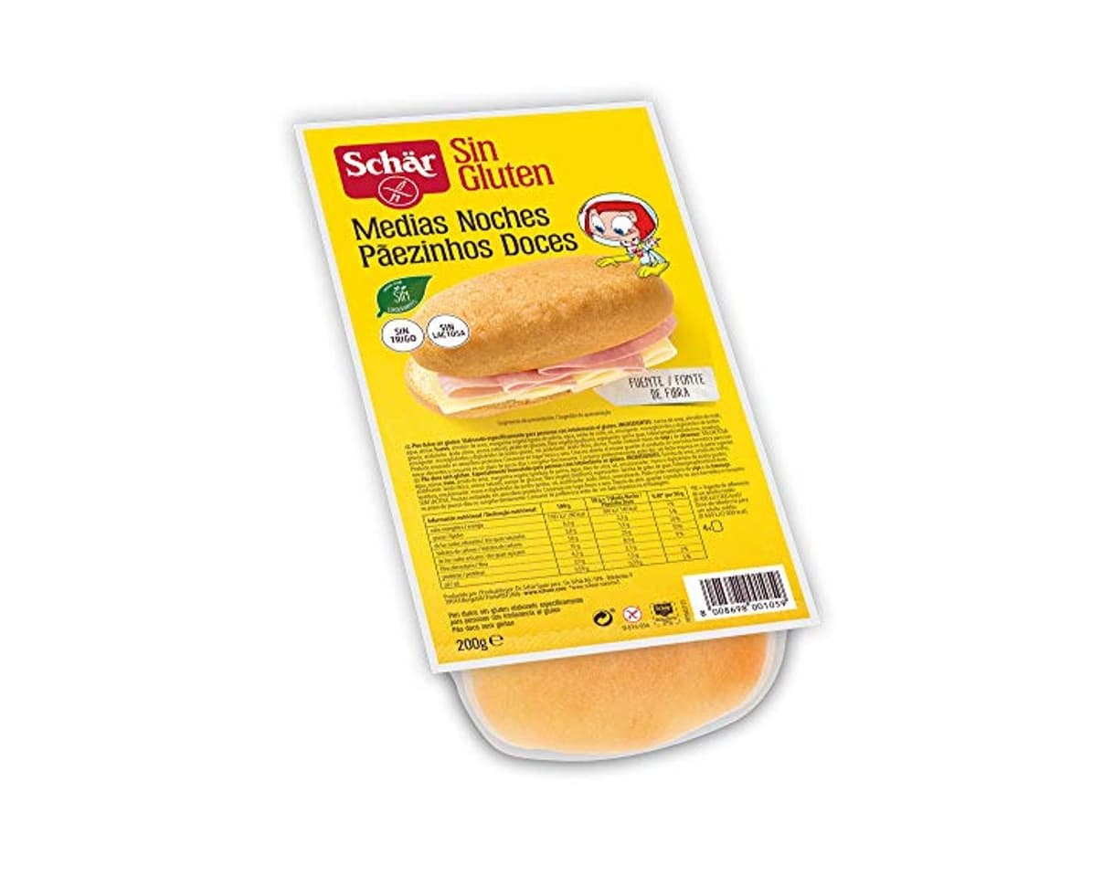 Producto Dr. Schar Medias Noches Pan dulce SIN GLUTEN - Paquete de 4