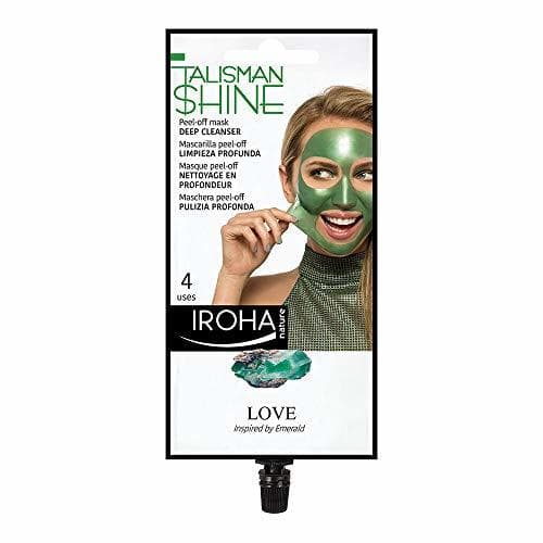 Beauty Iroha Nature - Mascarilla Facial Peel Off Verde, Talisman Shine, Limpieza Profunda