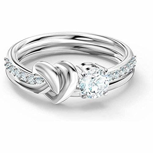 Product Swarovski Lifelong Heart Women's Silver Tone Rhodium Plated 50 Ring 5535399...