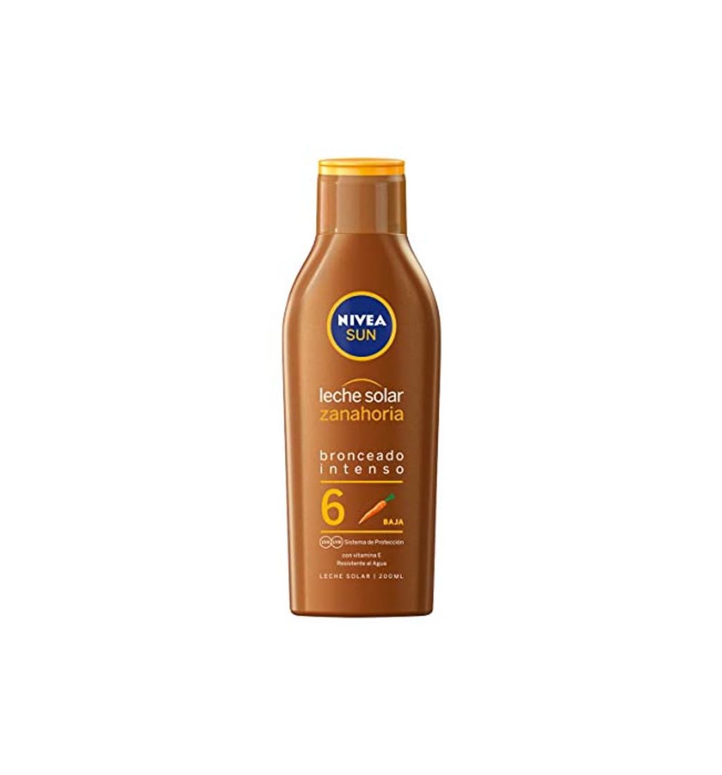 Belleza NIVEA DEEP TANNING carotene  - Loción con protección solar SPF6, 200 ml