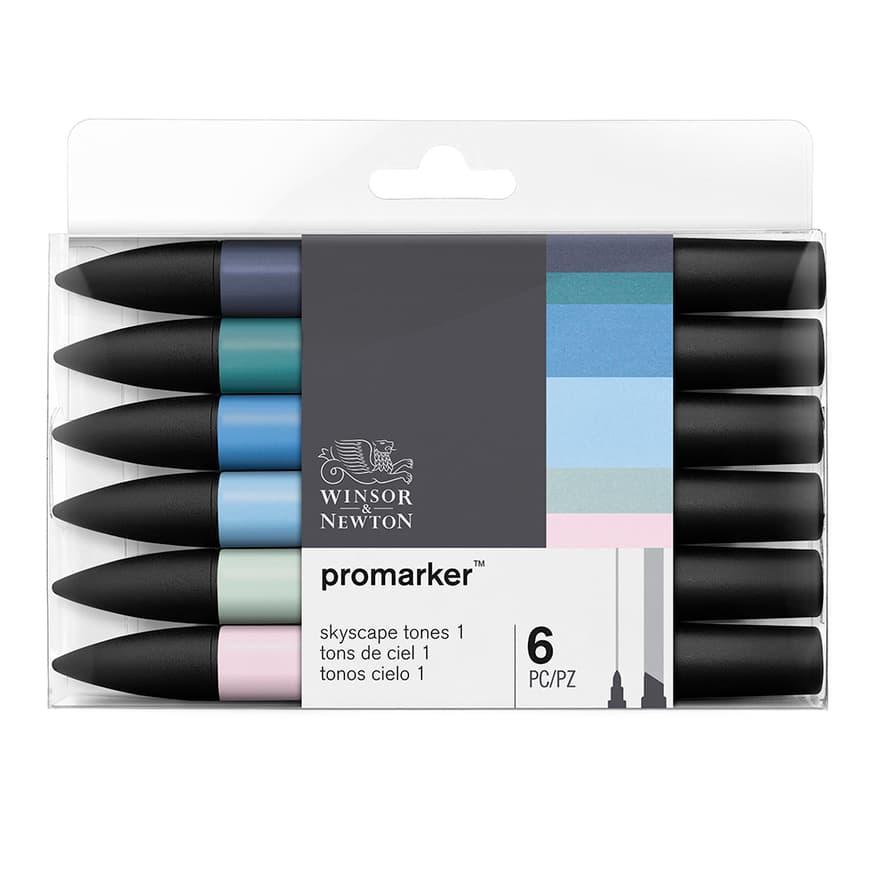 Fashion Set Marcadores Promarker Tons Céu Winsor & Newton - Desenho ...