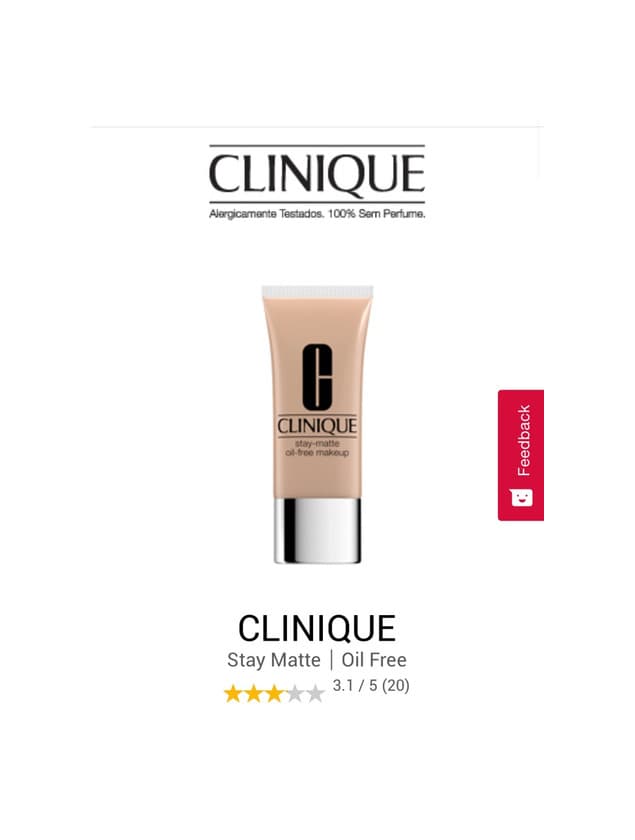 Producto Clinique base