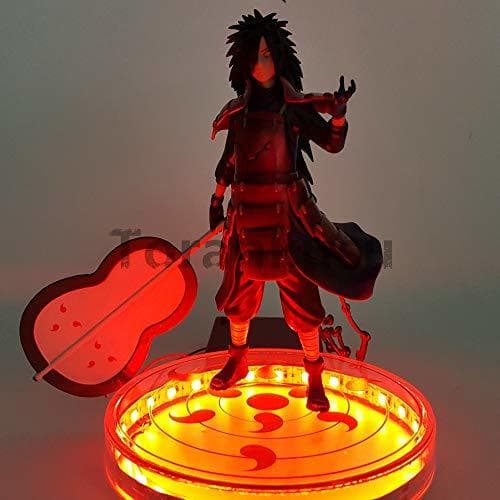 Product DADATU Figura De Acción Naruto Uchiha Madara Led Rinnegan Base 200Mm Naruto