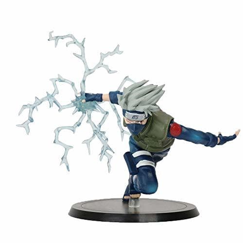 Place zhongjiany 22cm Naruto Kakashi Sasuke PVC Figura de acción Anime Puppets Toys