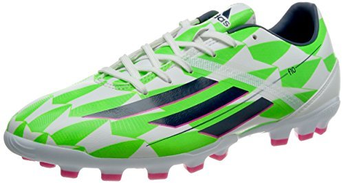 Lugar adidas Bota F10 TRX AG Core white-Rich blue-Solar green Talla 7