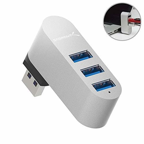 Electrónica Sabrent Puerto Premium, USB 3.0 de Aluminio de 3 Puertos