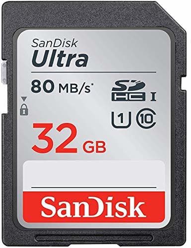 Electronic SanDisk Ultra - Tarjeta de Memoria SDHC/SDXC de 32 GB