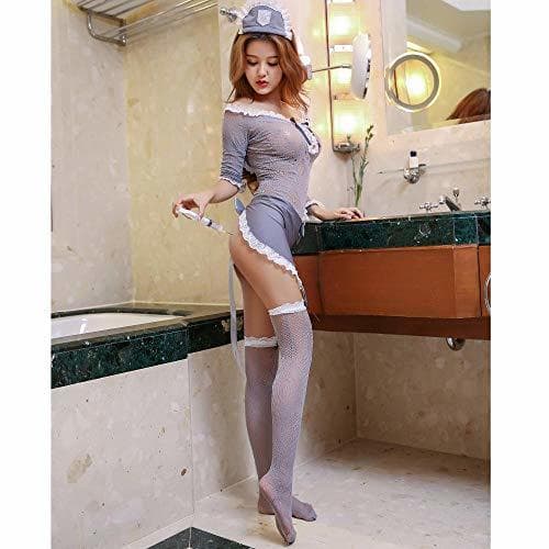 Place HNJing Ropa Interior Sexy Sex Long Sleeves Maid Lingerie Women Hot Lace