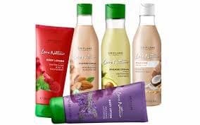 Fashion Esfoliantes, bodyShower, e produtos de corpo marca Oriflame