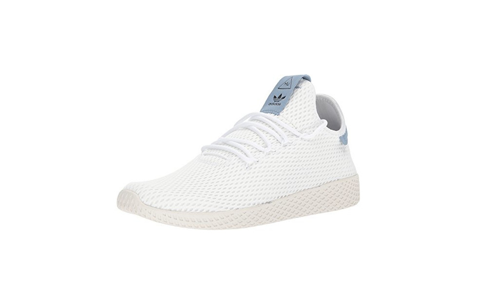 Moda adidas Originals Men's Pharrell Williams Human Race White/White/Blue 7 D US D