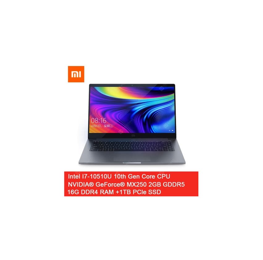 Producto Xiaomi Laptop Notebook 15.6 Pro Enhanced i7- 16RAM 1TB