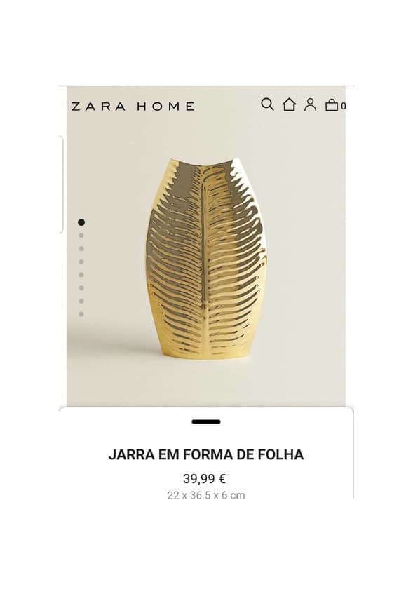 Producto Jarra em forma de folha