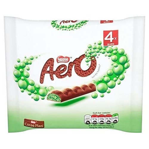 Place Menta De Chocolate Aero Bares Gruesos Multipack 4 X 27 G