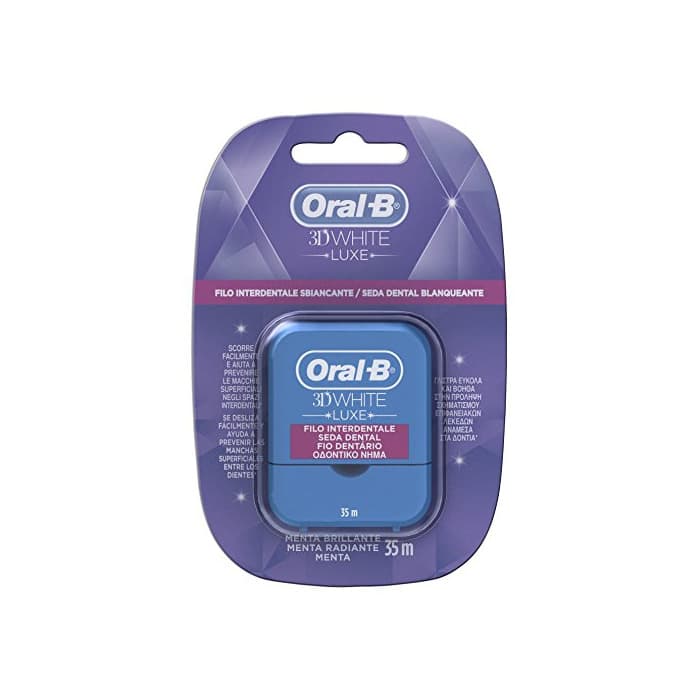 Beauty Oral-B 3D White Luxe Seda Dental Menta Radiante - 20 gr