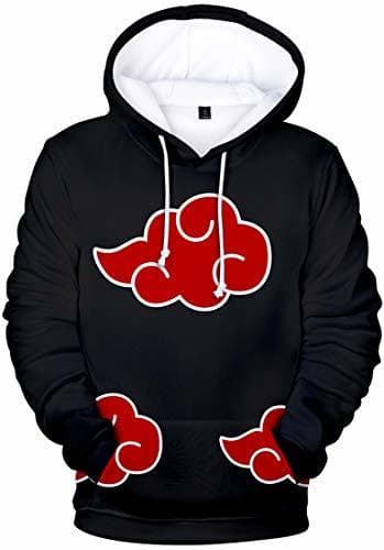 Product EMILYLE Naruto Uchiha Clan Syarinngann Japón Cómico Casual Sudadera con Capucha Deportiva