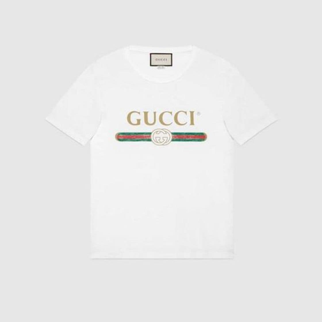 Moda Gucci Oversize Washed T-Shirt White