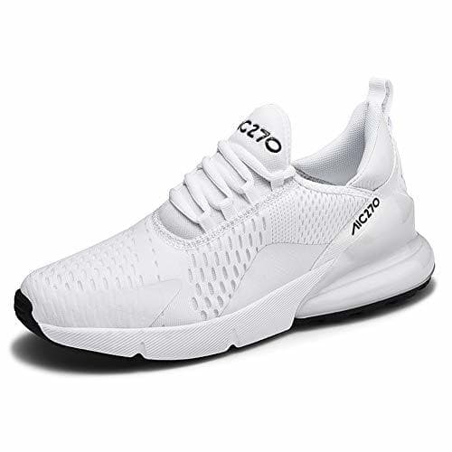 Moda Hombre Mujer Zapatillas Deporte para Zapatillas de Ligeras Running Transpirables Cómodas Correr