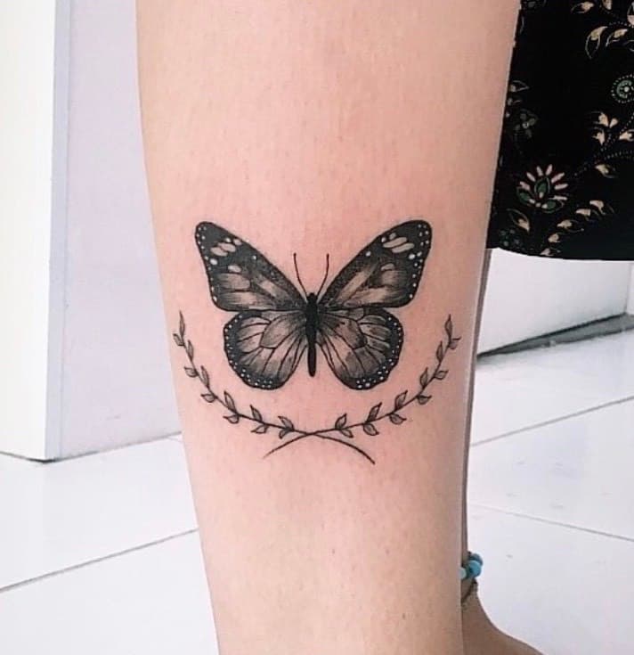 Fashion Tatto Borboleta