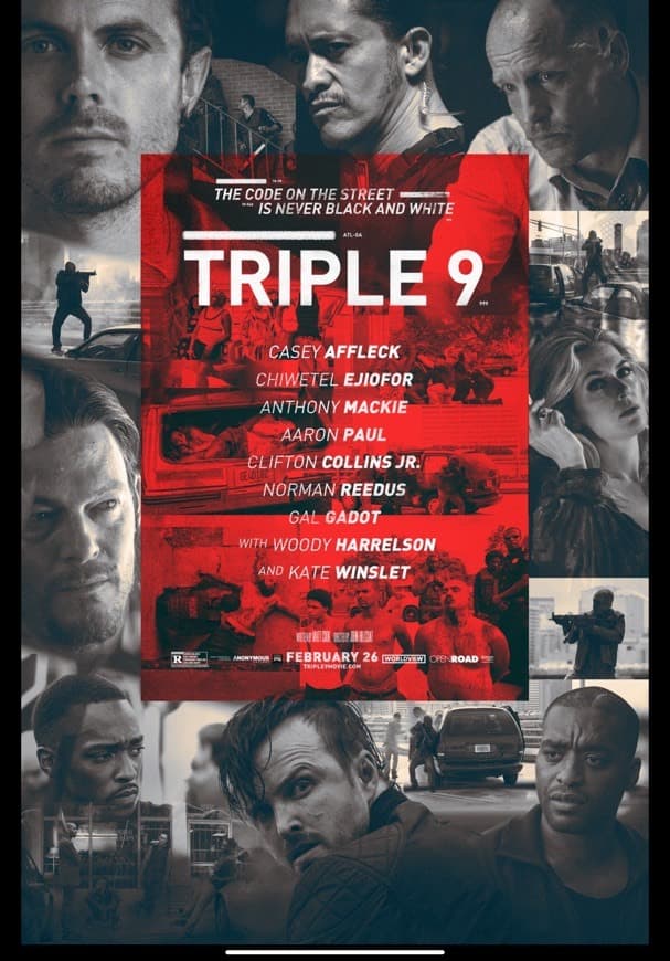 Película Triple 9 (2016)