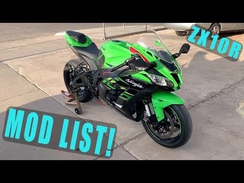 Fashion Kawasaki Ninja Zx10R In Action - YouTube