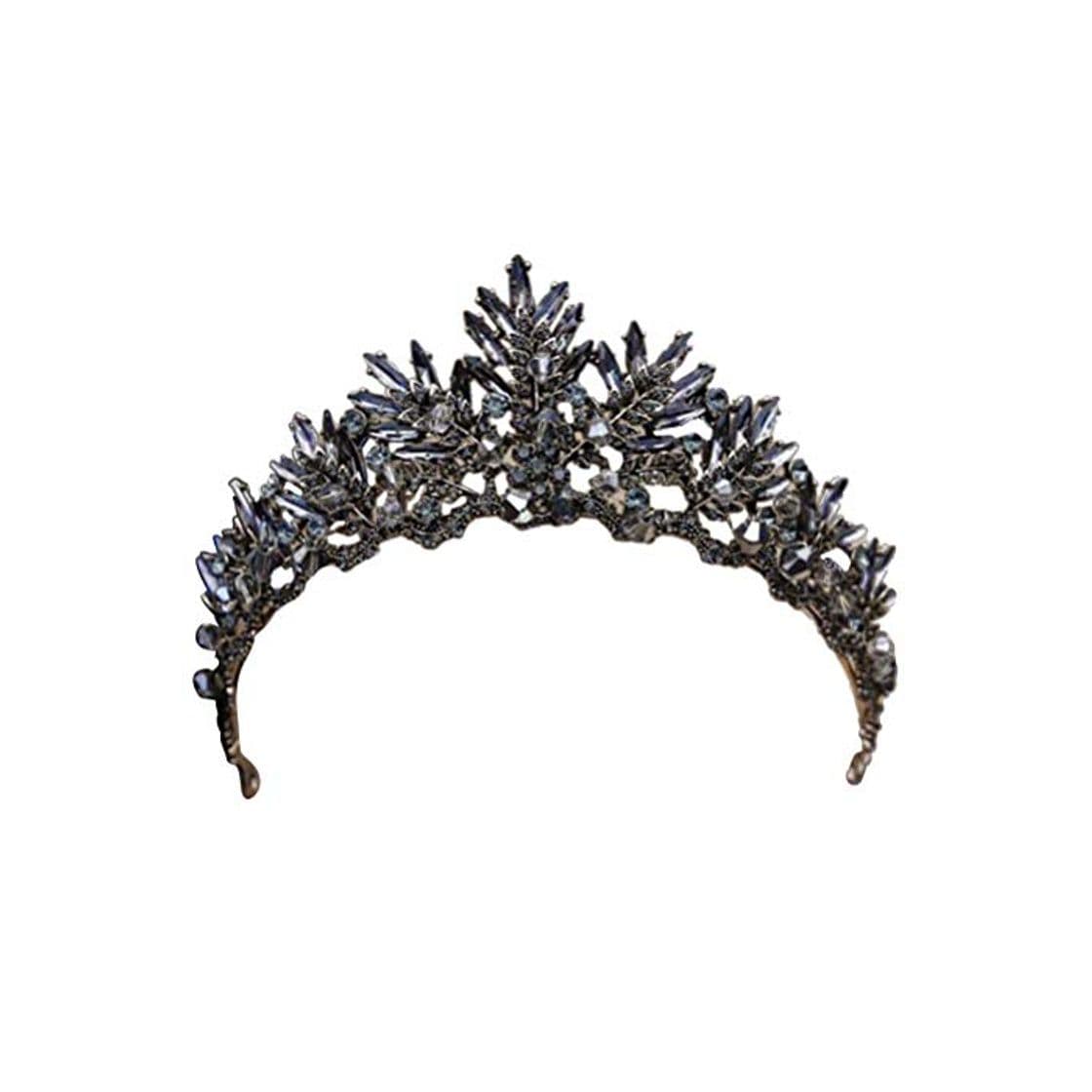 Producto Frcolor Vintage corona barroca boda tiara diadema nupcial tiara de pelo de