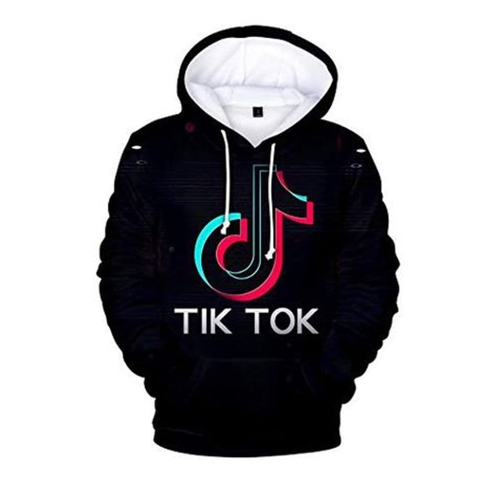 Fashion QCYISI Unisex Manga Larga Sudadera con Capucha TikTok