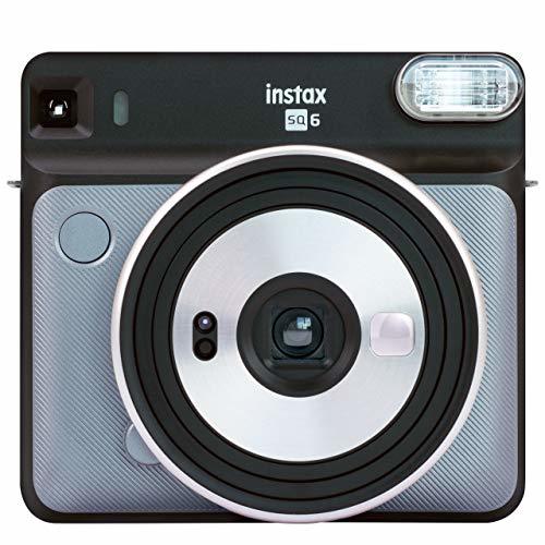 Electronic Fujifilm Instax SQ6 - Cámara analógica instantánea Formato Cuadrado, Color Gris