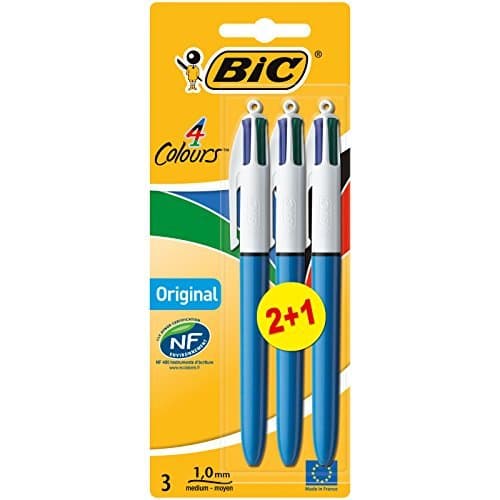 Product BIC 4 colores Original bolígrafos Retráctiles punta media