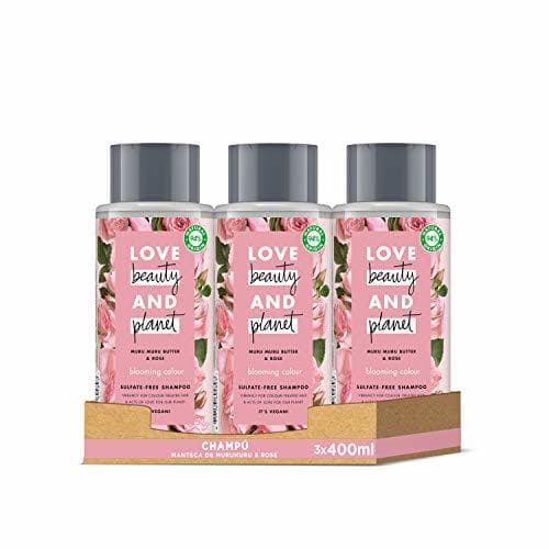 Producto Love Beauty and Planet Champú para Cabello teñido, Manteca de Murumuru y