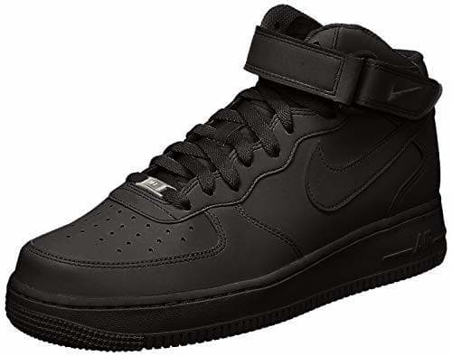 Fashion Nike Air Force 1 Mid '07 Zapatillas para Hombre, Negro, Talla EU