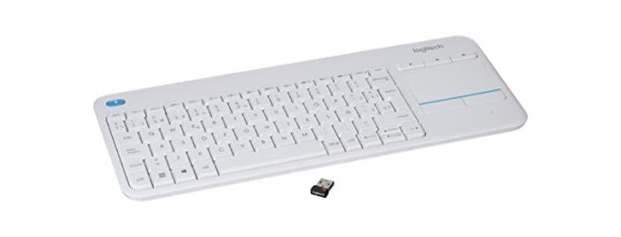 Electronic Logitech K400 Plus Teclado Inalámbrico con Touchpad para Televisores Conectados a PC