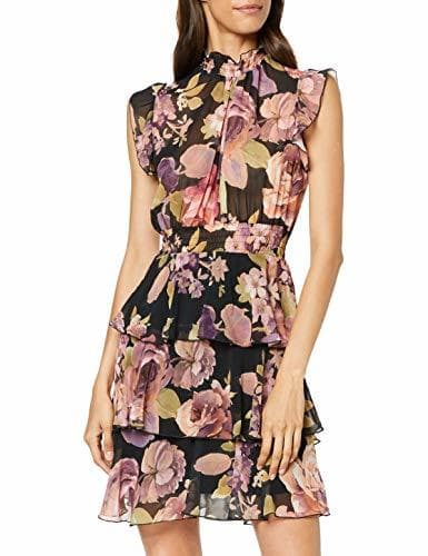 Lugar Rinascimento Cfc0094150003 Vestido de Fiesta, Negro