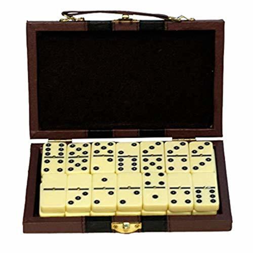 Producto EUROXANTY®- Juego de Mesa Dominó de 28 Piezas con Maletín de Polipiel