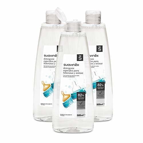 Producto Suavinex - Pack de 3 detergentes de 500 ml para biberones y