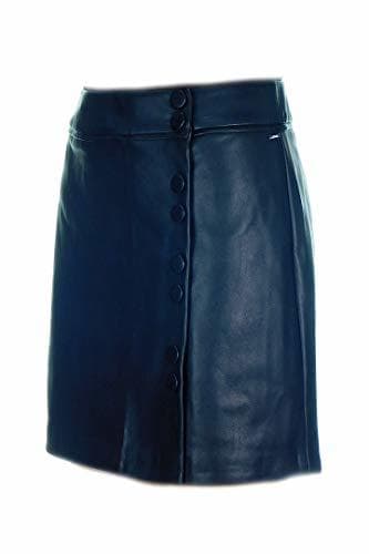 Producto Morgan DE TOI Mini Gonna Eco Pelle Donna Nera Bottone JULLIET 44