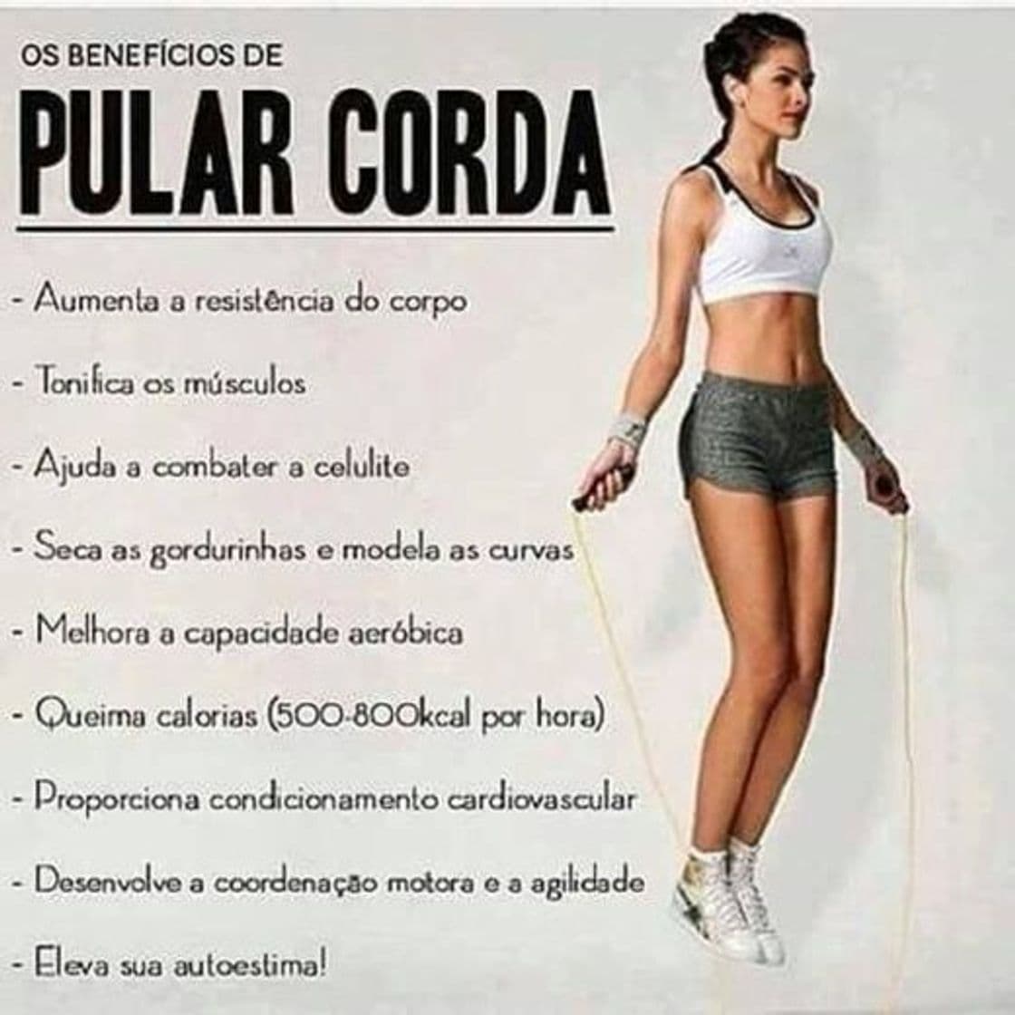 Moda Pratique pular corda 