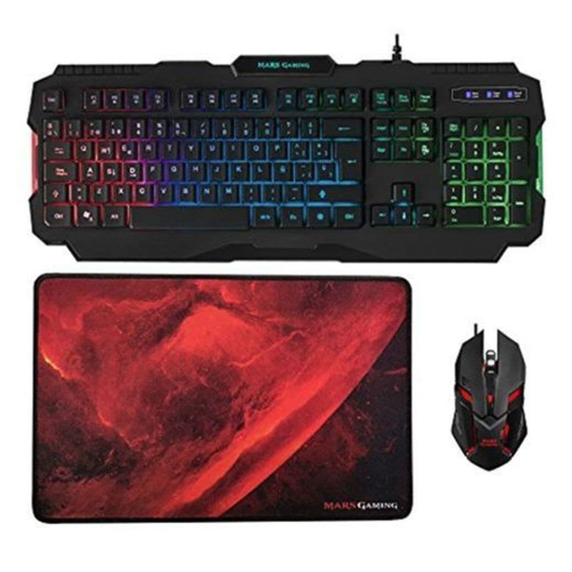 Electrónica Mars Gaming MCP118 - Pack iluminación RGB de teclado