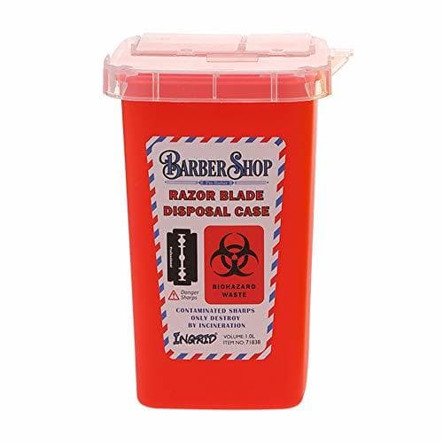 Producto zroven Contenedor de objetos punzantes portátil de 1L Agujas médicas Bin Biohazard