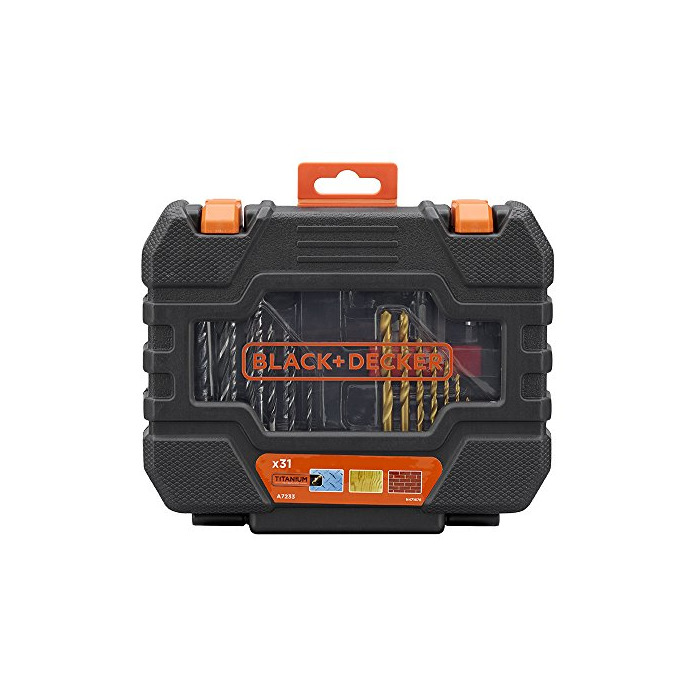 Producto Black+Decker A7233-XJ A7233-XJ-Juego de 31 Piezas para Atornillar y Taladrar en Maletín