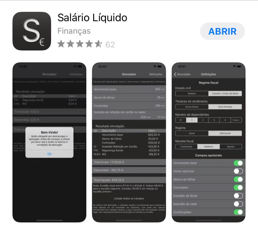 App Salário Líquido 