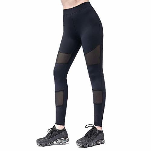 Product LK LEKUNI Leggins Mujer Deporte Deportivos Fitness Negros Running Yoga Pantalones Bolsillos