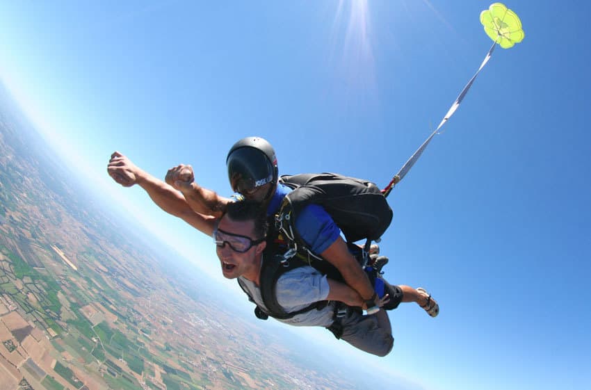 Place Skydiving in India