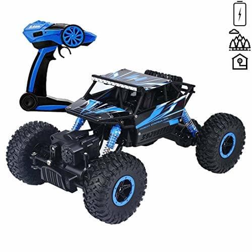 Lugar deAO RC Coche Todoterreno Rock Crawler 4x4 a Control Remoto Escala 1:18