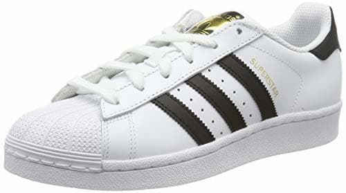 Moda adidas Superstar J, Unisex niños, Blanco