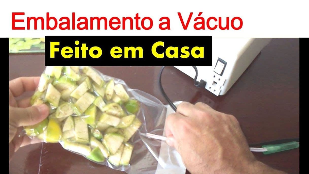 Moda Embalando alimentos a vácuo em casa truque simples de fazer ...