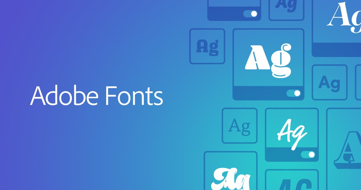 Moda Adobe fonts