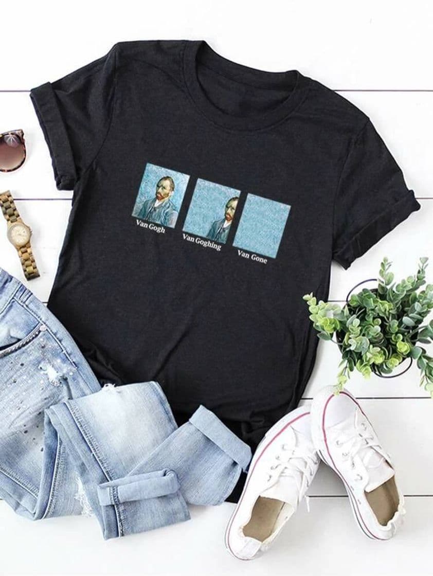 Fashion Camiseta Van Gogh