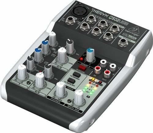 Electrónica Behringer Xenyx Q502USB - Mezclador USB para DJ